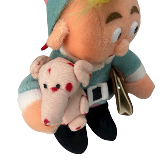 VTG CVS Rudolph Island of Misfits HERMEY Dentist w/ Pink Elephant Plush Ornament - Picture 3 of 10